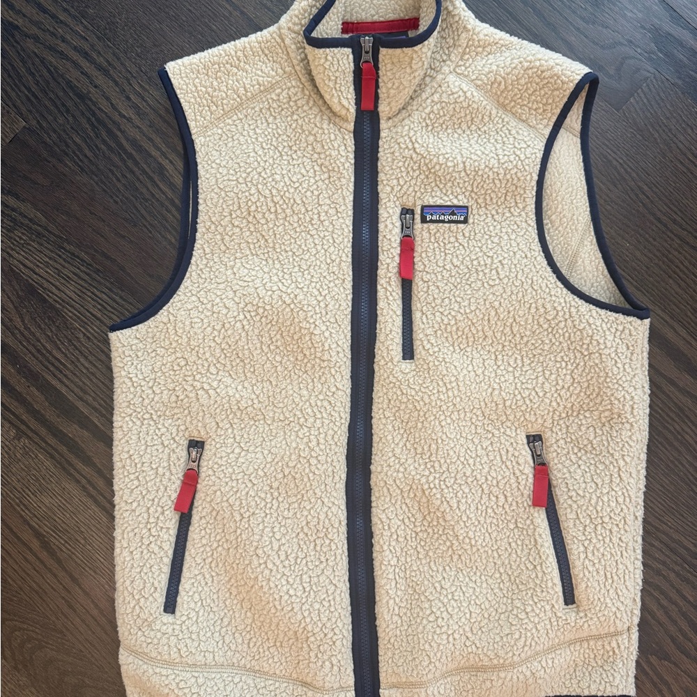 Patagonia mens retro pile vest Sherpa medium - Picture 2 of 8